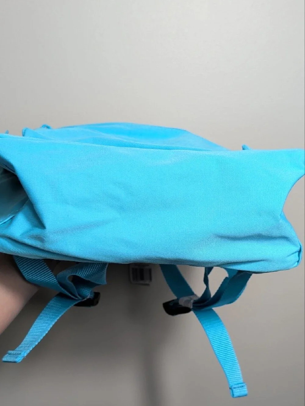 ALDI Gear Bright Blue Backpack Laptop Pocket Retro Rainbow Stripe 2023 NEW